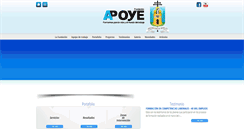 Desktop Screenshot of fundacionapoye.org